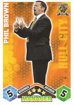 Phil Brown Hull City 2009/10 Topps Match Attax Manager #436